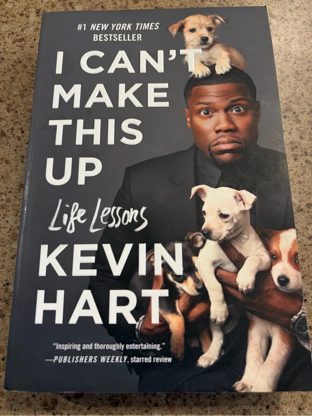 Kevin Hart "I Can't Make This Up" Hardcover Book - Black Cover